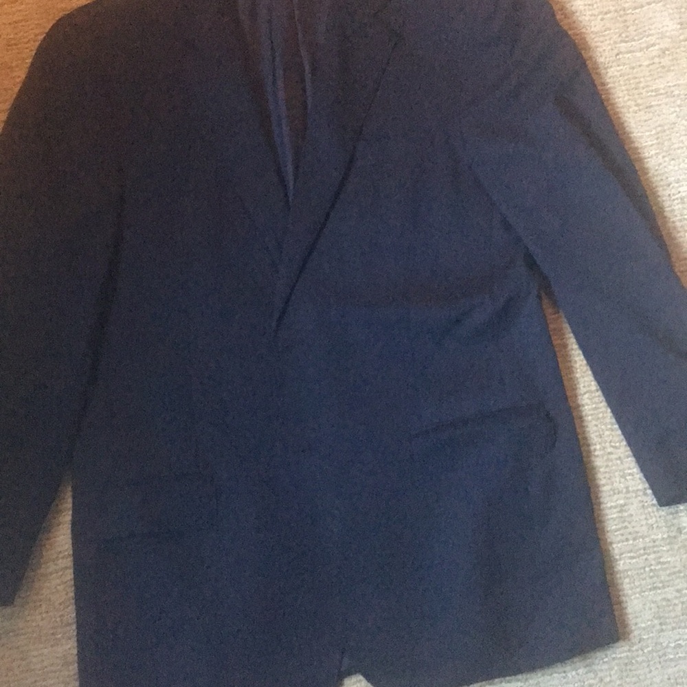 Lands End Navy Sport Coat